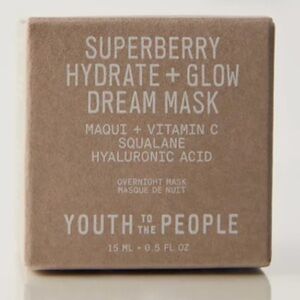 ✨NIB✨ Youth to the People Hydrate & Glow Mask .5oz Mini Size